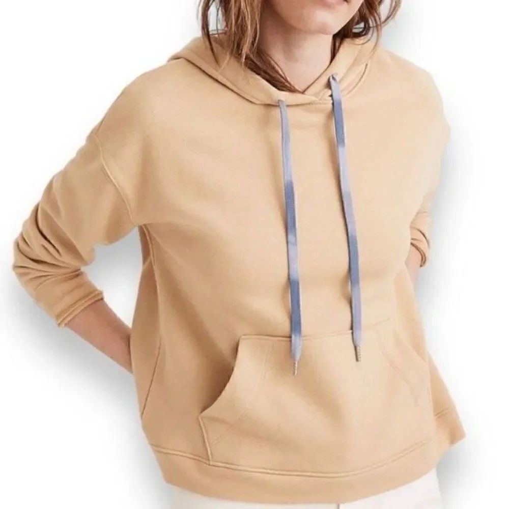 Madewell Dip-Dye Drawstring Hoodie Sweatshirt